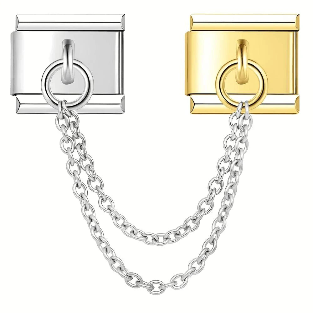 Sterling Silver and Gold Chain | Pendant